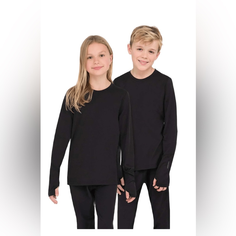 Terramar Climasense 2.0 Black Thermal Underwear- size Youth Small